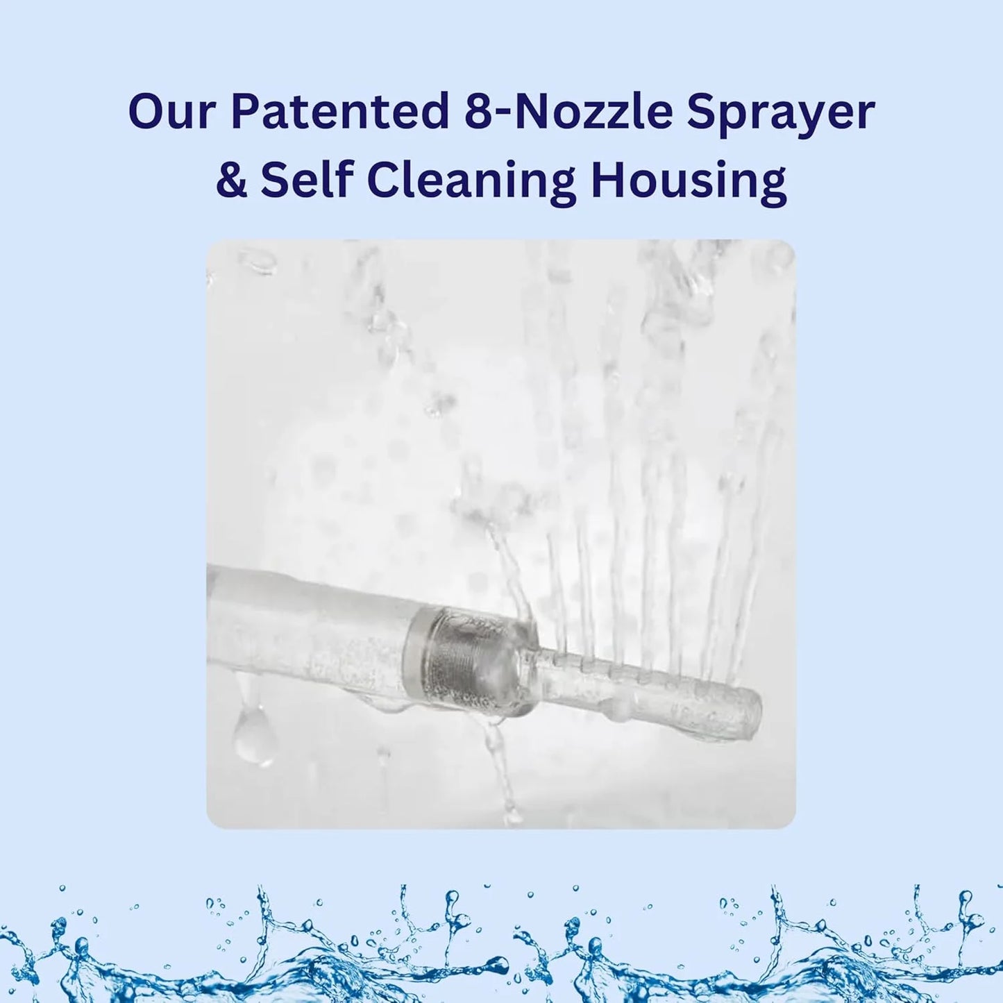 Classic (Universal) Bidet Attachment: Clinically Tested, Improved Hygiene, Self-Cleaning 8-Stream Nozzle, Non-Electric, Adjustable Water Pressure, Easy Install (Universal Classic)