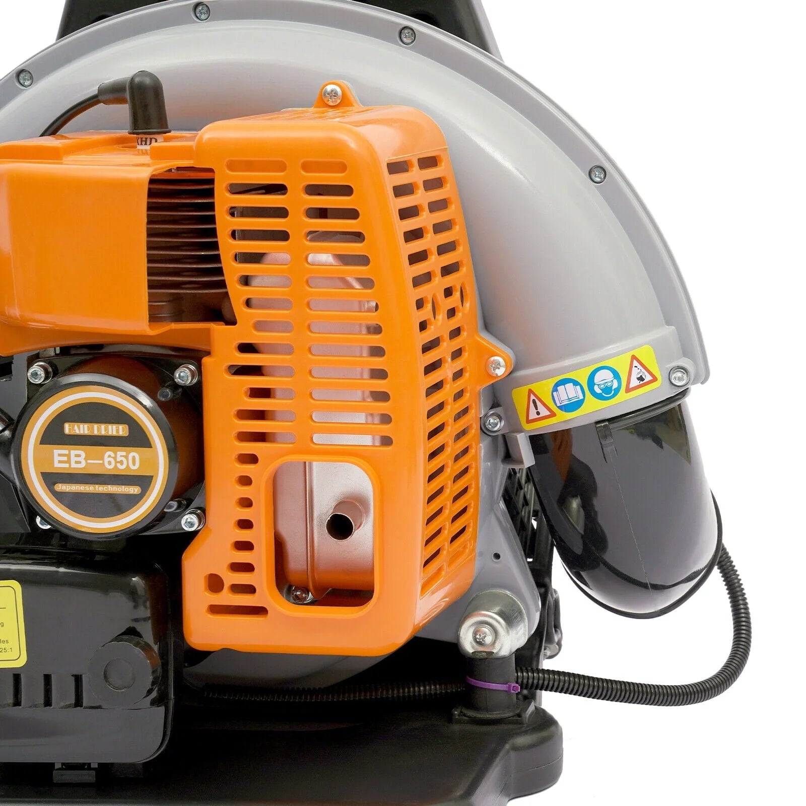 Miumaeov 63CC 2-Stroke Backpack Leaf Blower Gas Powered Backpack Grass Lawn Blower Leaf Blowers for Yard Road Cleaning Garden Lawn Care Tools