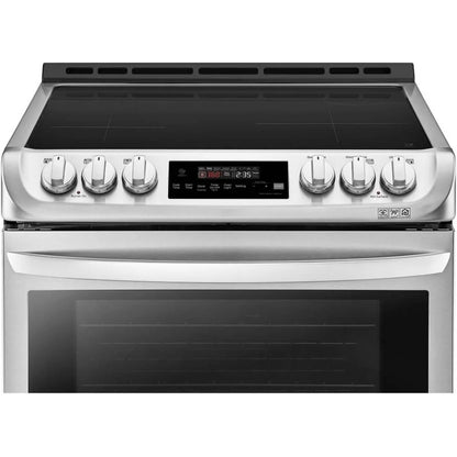 LG LSE4616ST - Range - built-in - niche - width: 30 in - depth: 25 in - height: 36 in - with self-cleaning - stainless steel