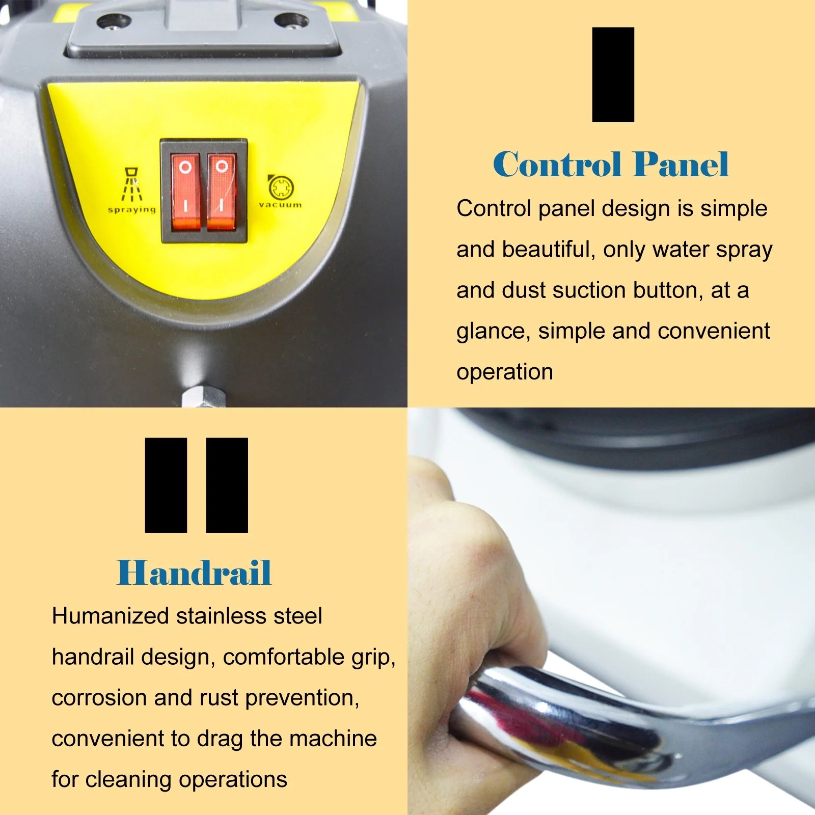 INTBUYING Carpet Cleaning Machine Carpet Extractor 30L/40L/60L/80L 110V/220V