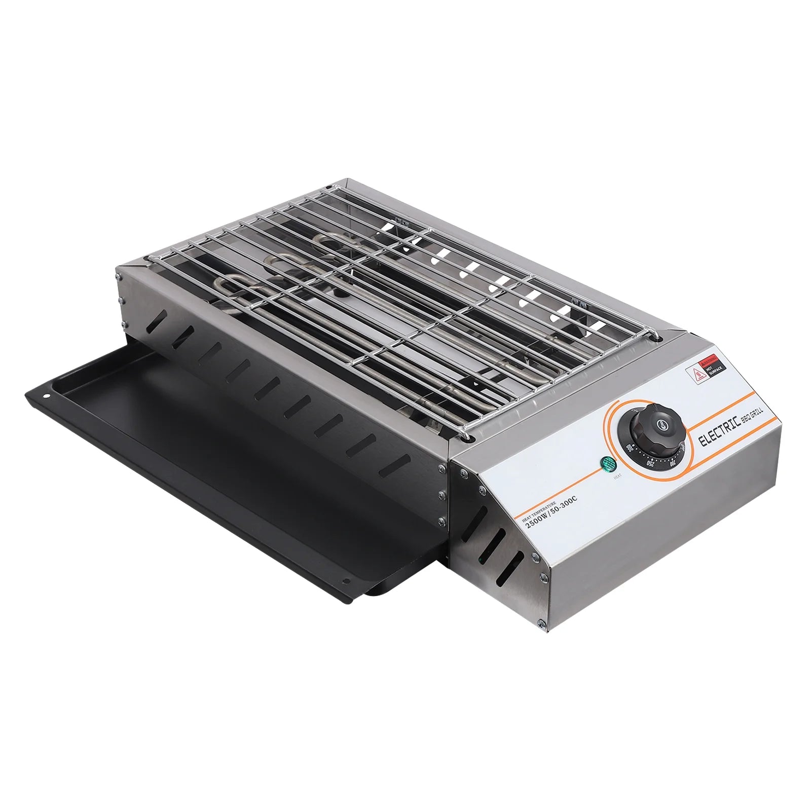 Compact Electric Griller with Adjustable Temperature, 122-572��F, Non-Stick Surface, Easy Cleaning, Perfect for Small Spaces & Countertops