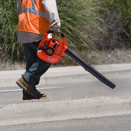 Leaf Blower 25.4CC 2-Stroke Commercial Gas Powered Grass Lawn Yard Dust Blowing Cleaning Tool Handheld