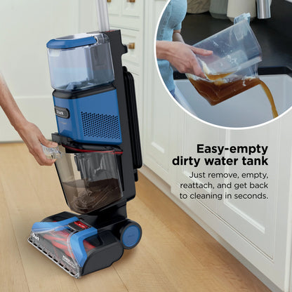 Shark? CarpetXpert? Upright Carpet & Area Rug Cleaner, Perfect for Pets, Lightweight & Powerful, Dirt, Grime, & Odor Removal, Carpet Shampooer, Cleaning Solution, Blue, EX121BRN
