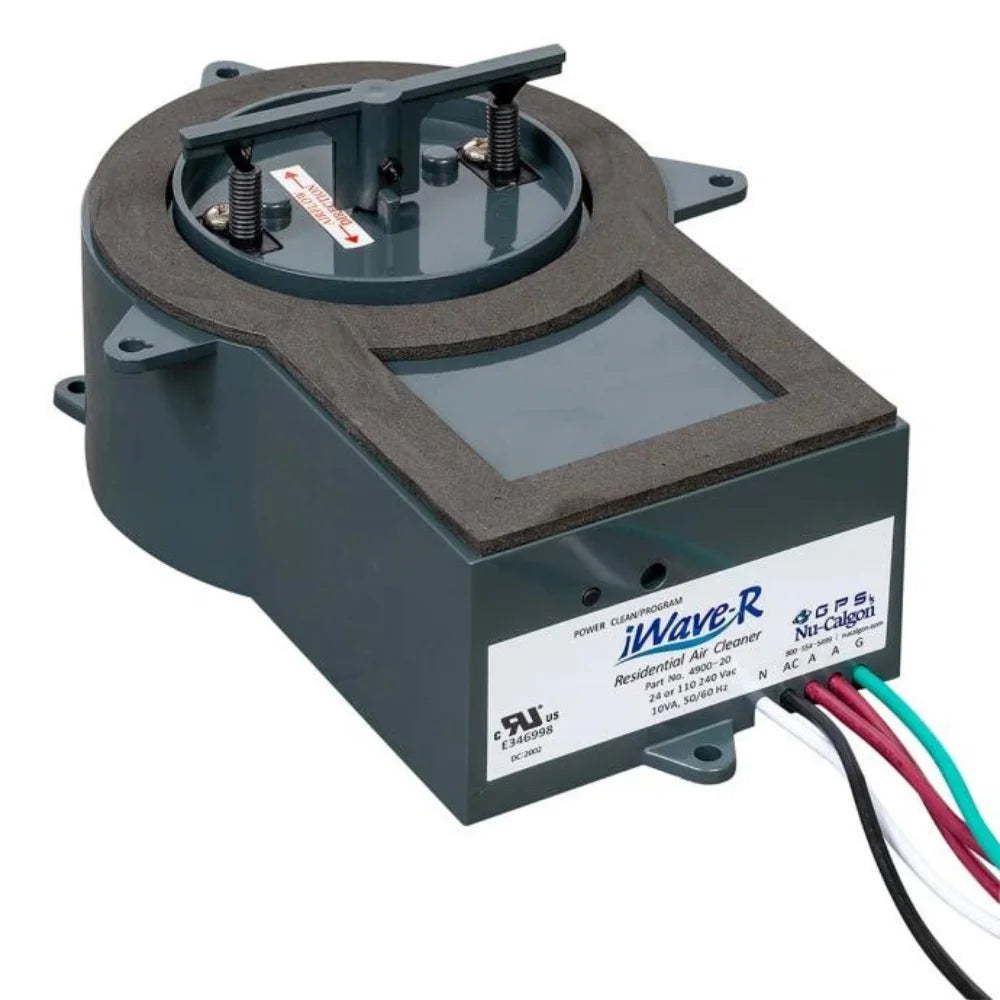 Nu-Calgon 4900-20 - iWave-R Self-Cleaning Bi-Polar Ionization ION Generator for 6 Tons, 2400 CFM, 24-260 VAC (1)