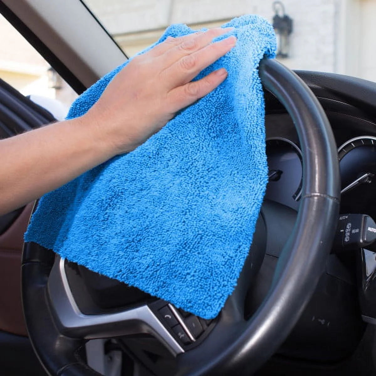Auto Drive Microfiber Multi-Purpose Microfiber Towel, Cleaning Towel 30 Pack, Assorted Colors