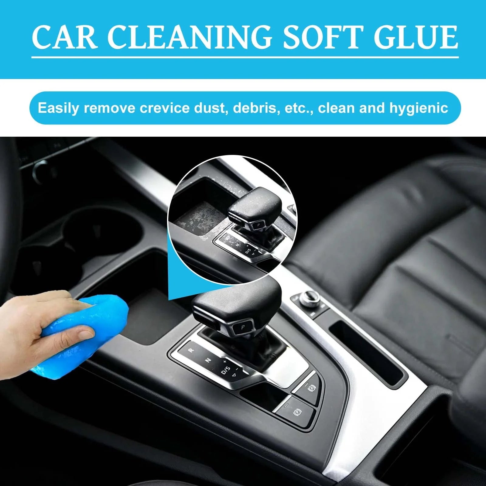Car Cleaning Gels,Cleaning Gel for Car, Car Cleaning Kit Universal Detailing Automotive Dust Car Crevice Cleaner Auto Air Vent Interior Detail Removal Putty Cleaning Keyboard Cleaner for Car Vents