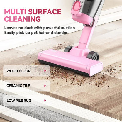 "INSE R6X Corded Stick Vacuum - 15KPa/600W, Ultra-Lightweight - Bagless Upright + Handheld for Hard Floors/Carpet/Pet Hair/Car Cleaning"
