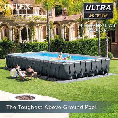 INTEX 32ft x 16ft x 52in Ultra XTR Above Ground Pool & Deluxe Maintenance Cleaning Kit
