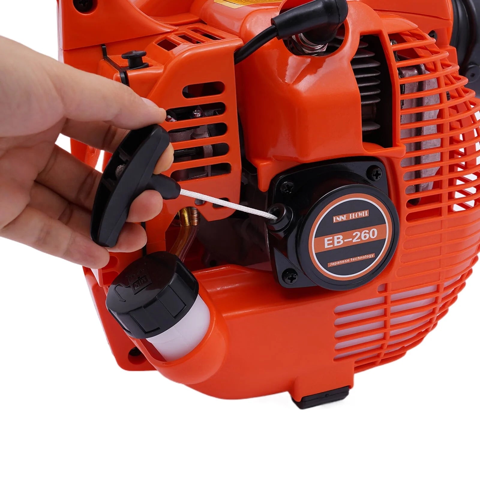 Aiqidi Gas Leaf Blower for Yard, 25.4CC 2-Stroke Gas Powered Leaf Blower Commercial Handheld Grass Lawn Garden Dust Blowing Cleaning Tool 7500Rpm