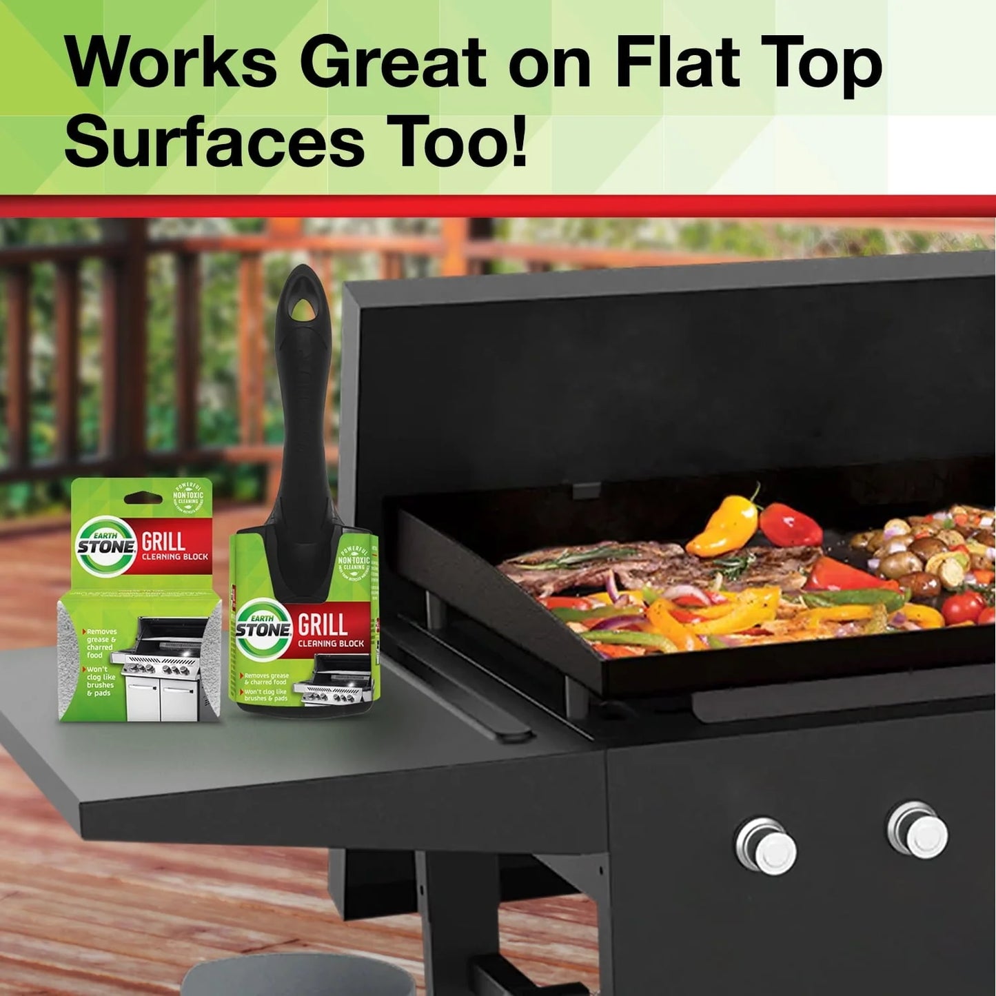 EarthStone® Grill Cleaning Block with EZ-Grip Handle
