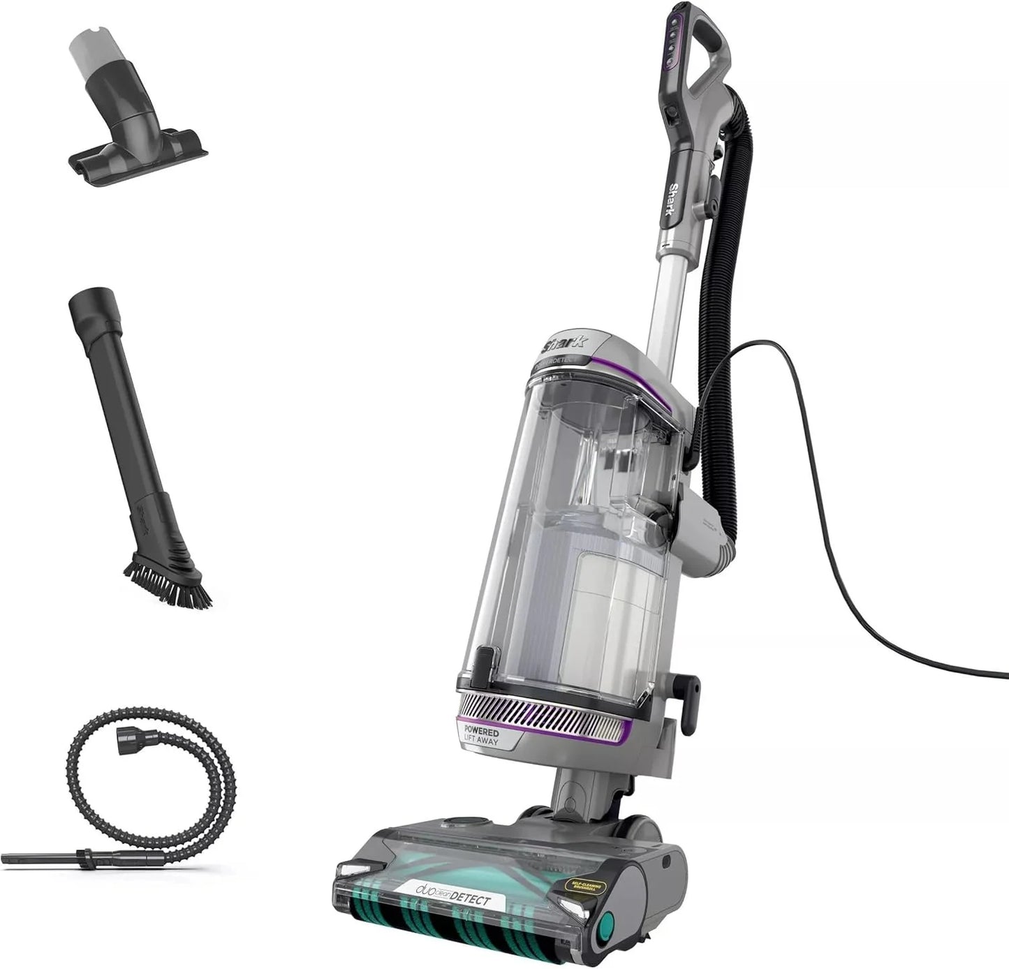 Restored Shark AZ3901 POWERDETECT Upright Vacuum Cleaner with DuoClean Technology, Odor Neutralizer Technology, Powered Lift-Away, Self Cleaning Brushroll (Refurbished)