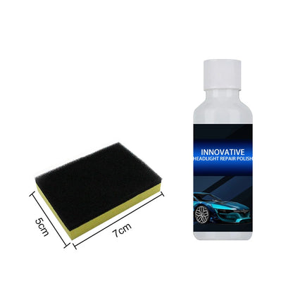 Giyblacko Cleaning brushes with handles Polish Headlight Renewals 20ml Headlight Kit Liquid Car Cleaning Cleaning Supplies