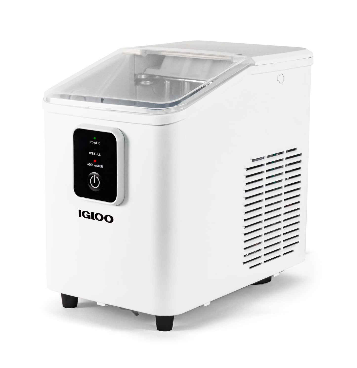 Igloo Self-Cleaning Countertop Ice Maker - Compact and Portable - Creates 26 lbs. Per Day, 8 Pieces Ready Every 7-8 Minutes - Includes Ice Scoop and Basket - Aqua