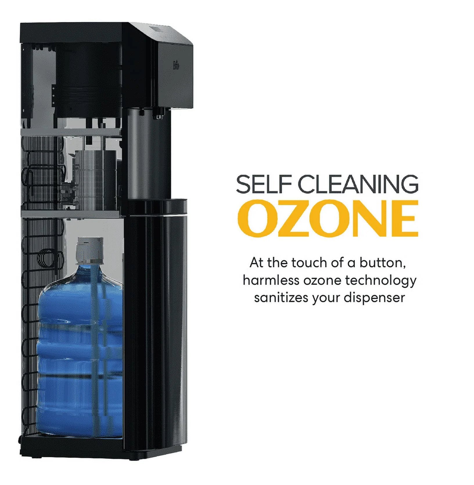 Brio 700 Series Self Cleaning Bottom Load Tri Temperature Touch Dispense Water Cooler Dispenser