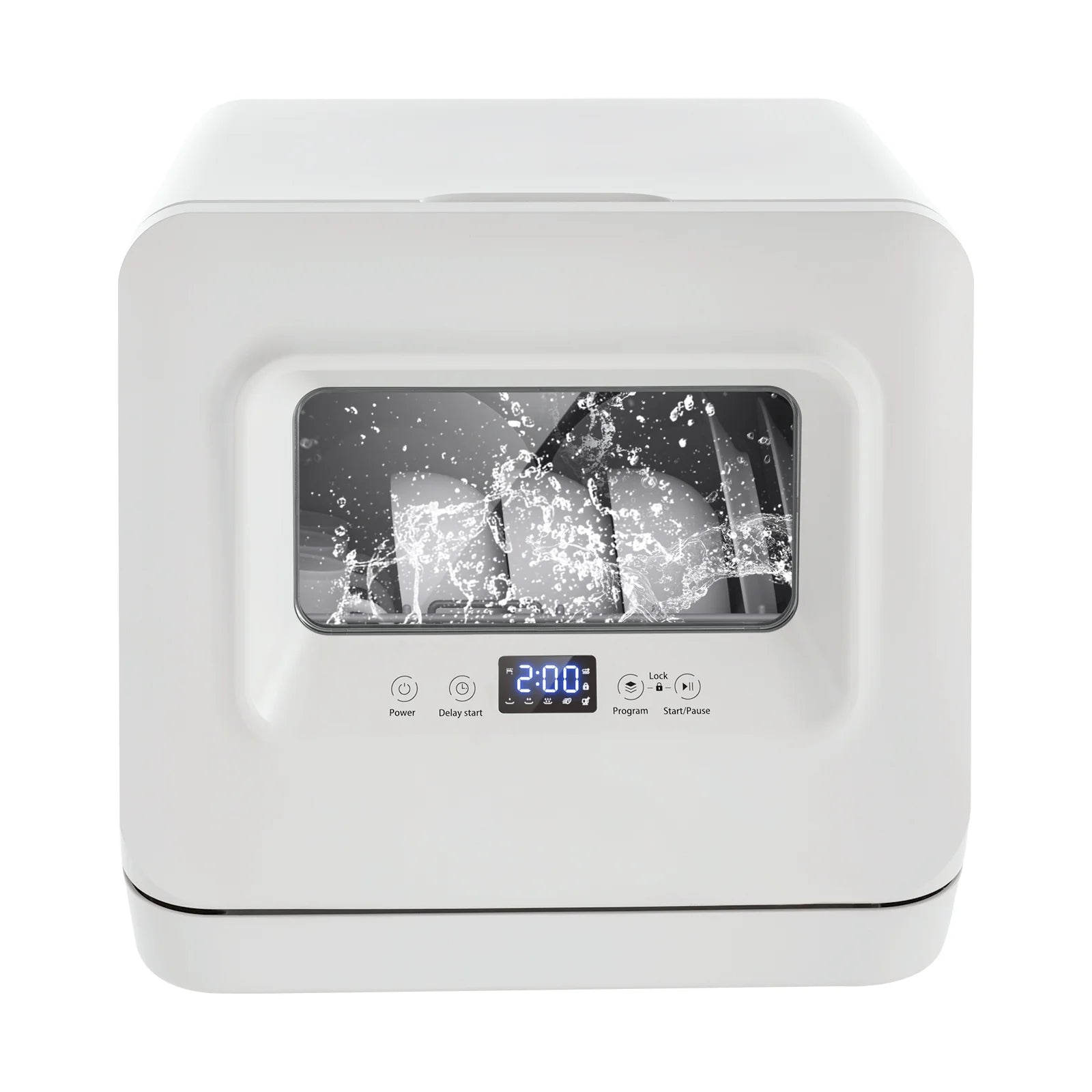Portable Dishwasher �C 6-8 Place Settings, Multiple Cleaning Modes, 785W Power, Low Noise, Automatic Drying, Compact Design for Apartments and Small Spaces