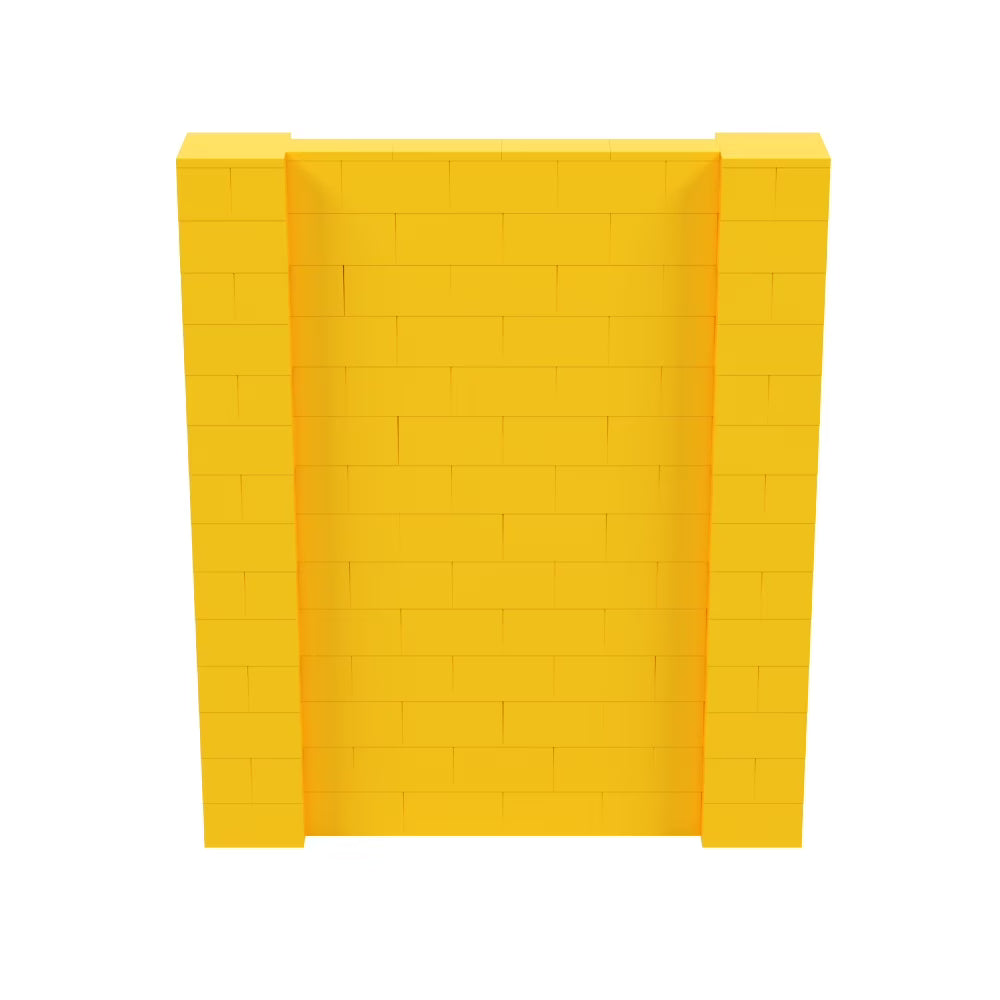 EverBlock 5�� x 7�� Wall Kit | Modular Building Blocks | Wall System for Building, Display & Structures | Room Divider & Partition | Easy to Connect & Reuse | Indoor & Outdoor Use