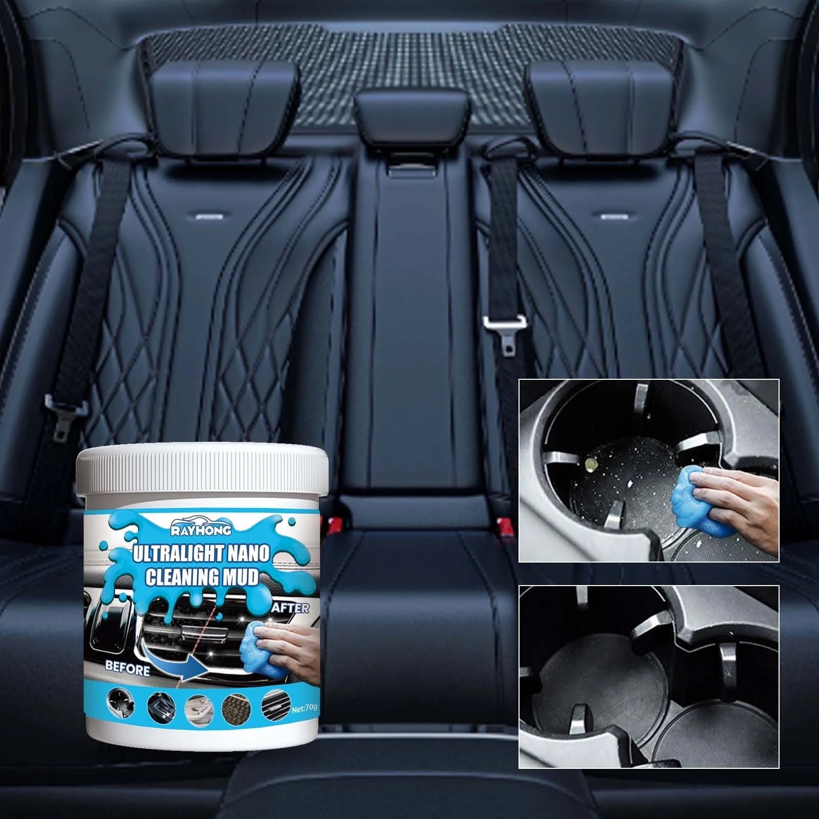 Car Cleaning Gels,Cleaning Gel for Car, Car Cleaning Kit Universal Detailing Automotive Dust Car Crevice Cleaner Auto Air Vent Interior Detail Removal Putty Cleaning Keyboard Cleaner for Car Vents