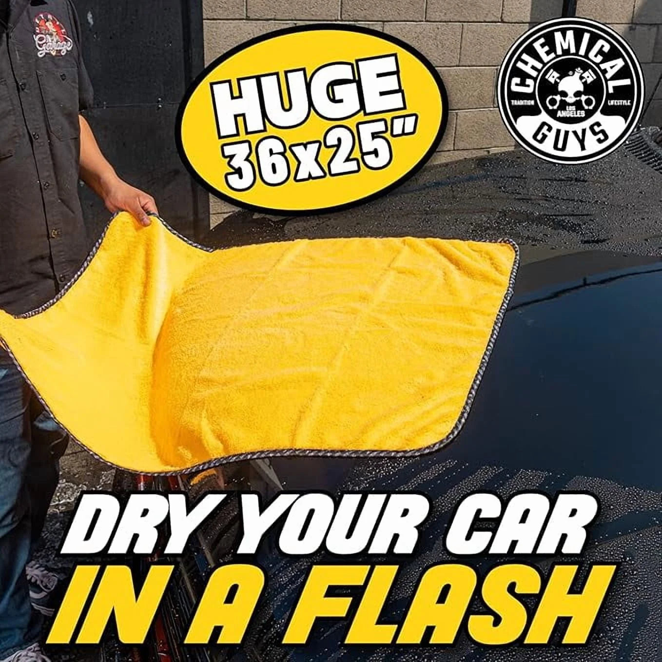 Chemical Guys HOL_128 Car Cleaning Kit, with Car Wash Soap, Car Wash Bucket and 16oz Car Care Cleaning (8 items)