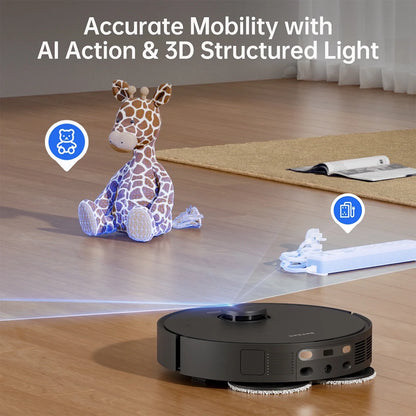 Dreame X30 Ultra Robot Vacuum, 8300Pa Suction, Self Cleaning with 140��F Water, Liftable Mop