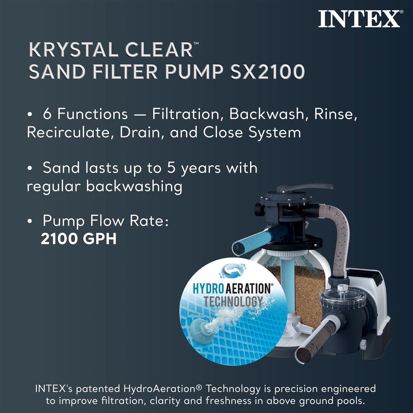 INTEX 18ft x 52in Ultra XTR Above Ground Swimming Pool, Sand Filter Pump, & Cleaning Maintenance Kit