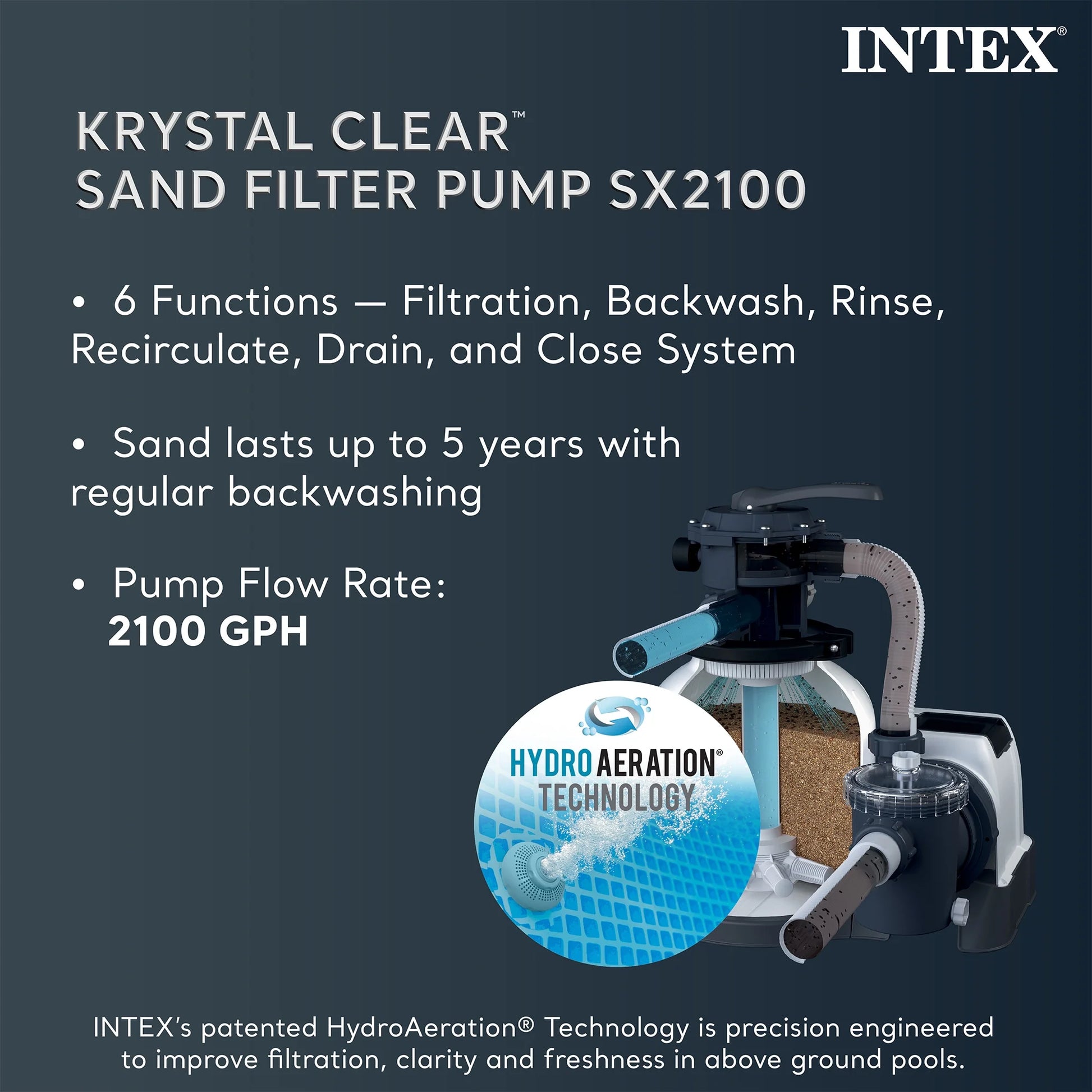 INTEX 18ft x 52in Ultra XTR Above Ground Swimming Pool, Sand Filter Pump, & Cleaning Maintenance Kit