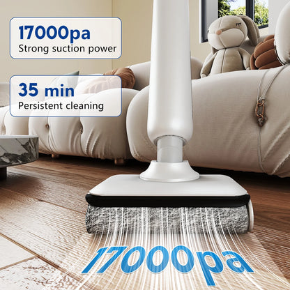 HABIUBIU Vacuum Mop All in One, Wet Dry Vacuum Cleaner, Cordless Cleaner Machine for Tile Hardwood Floor, Self Cleaning Electric Mop with 180�� Lie-Flat