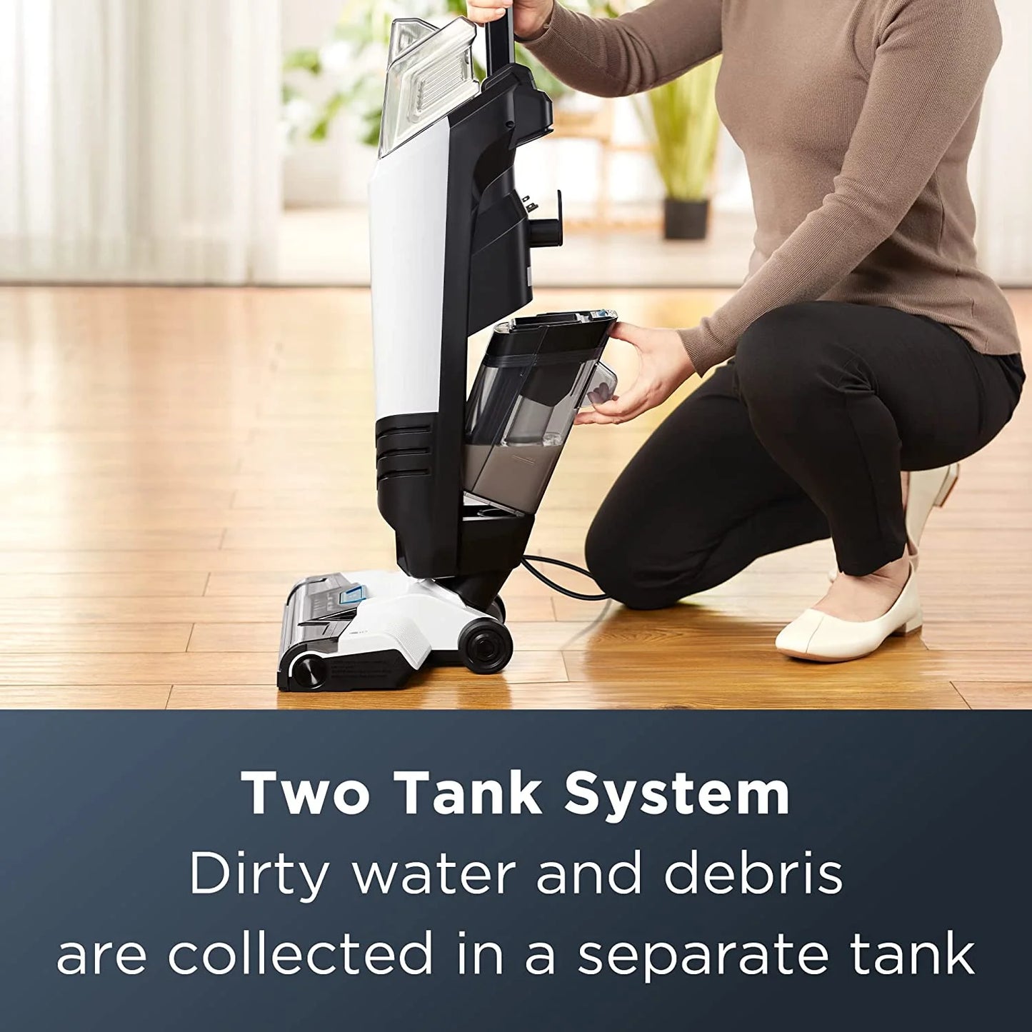 Eureka All in One Wet Dry Vacuum Cleaner and Mop for Multi-Surface Lightweight Self-Cleaning System