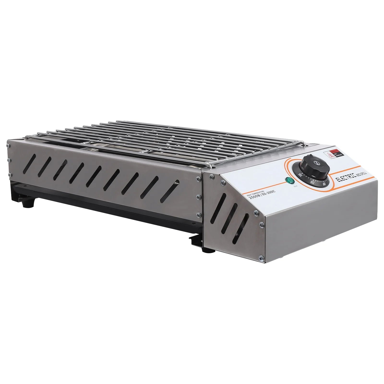 Compact Electric Griller with Adjustable Temperature, 122-572��F, Non-Stick Surface, Easy Cleaning, Perfect for Small Spaces & Countertops