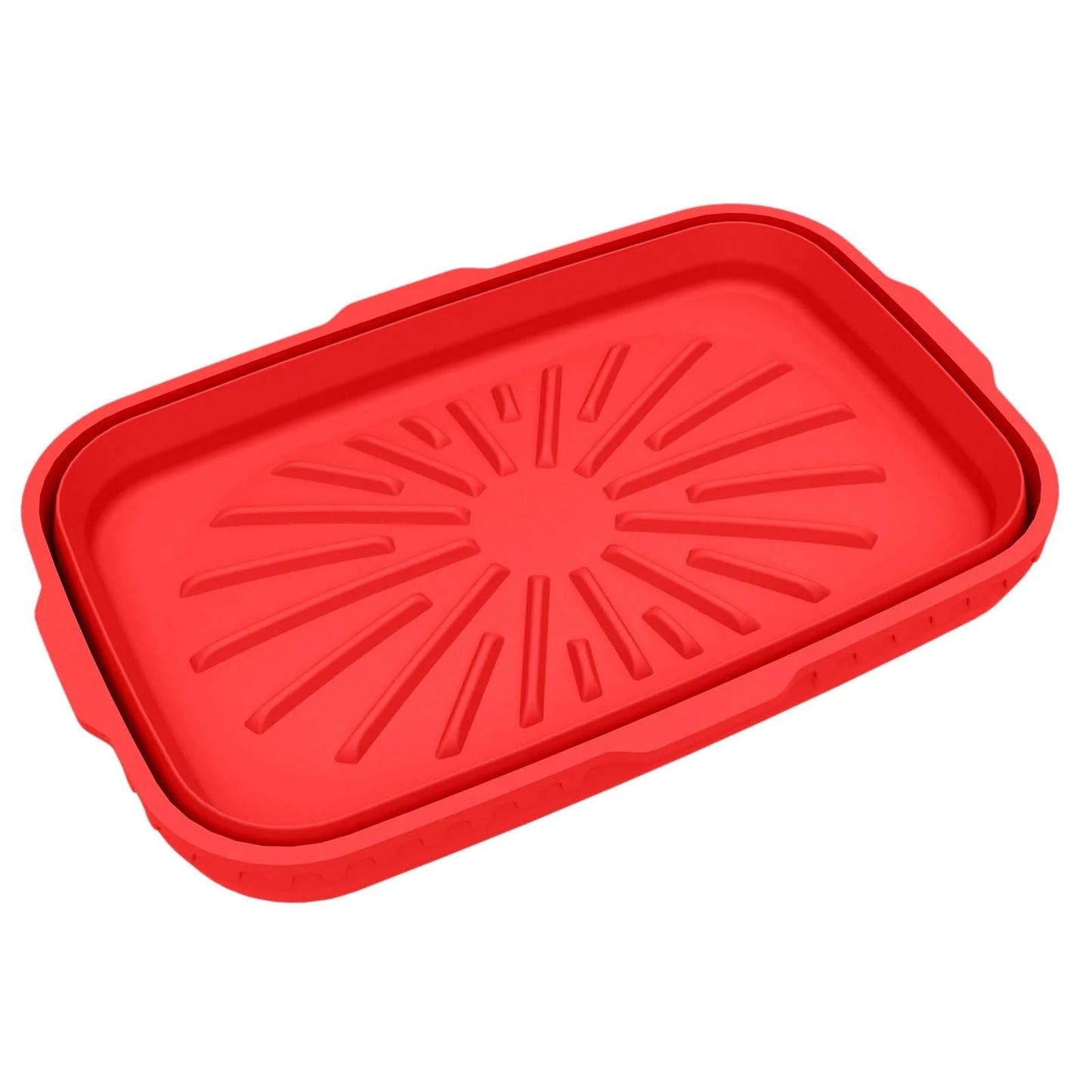 Baking Mat,Foldable Air Fryer Air Fryer Silicone Pot No More Cleaning Basket After Using The Air Fryer -7.7Inch