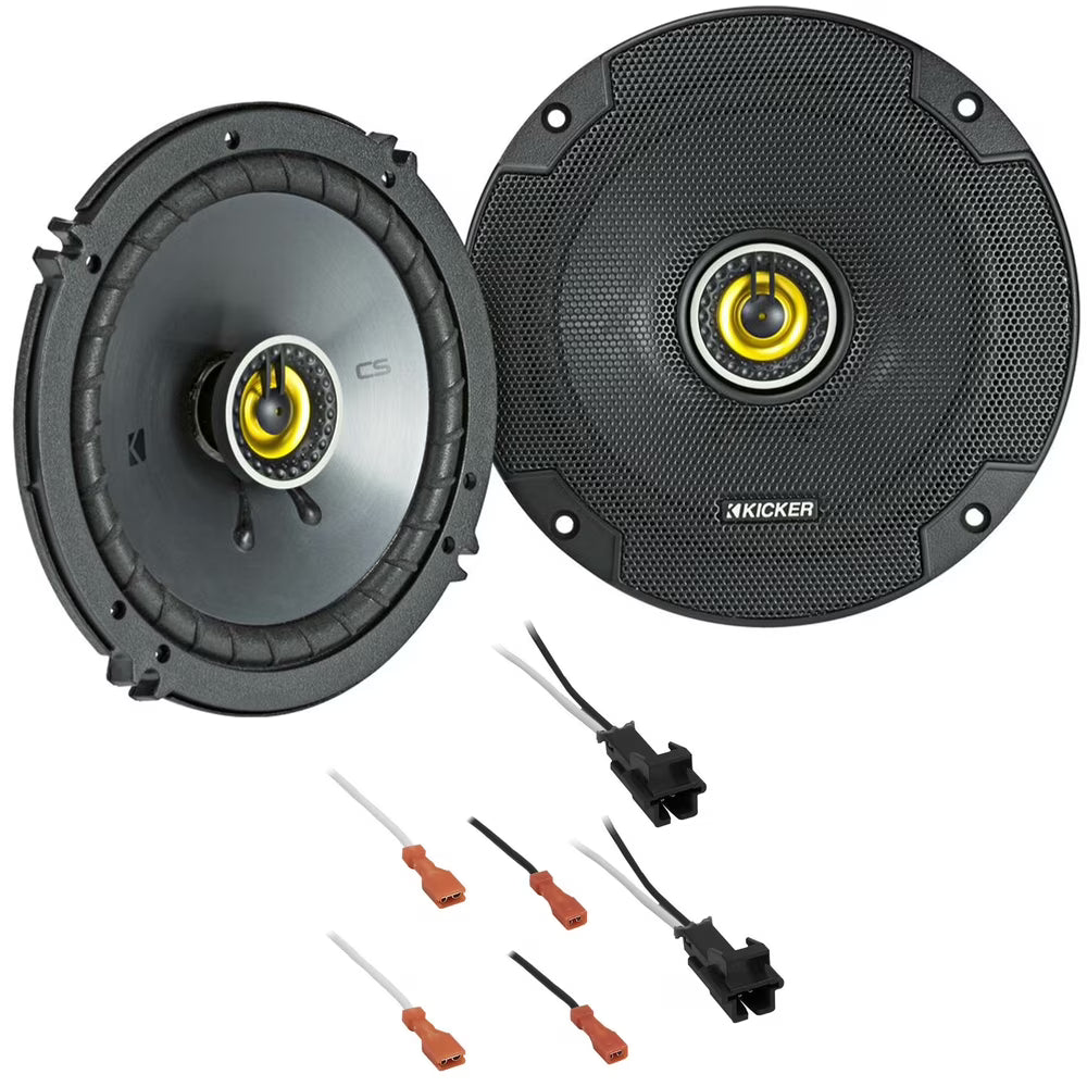 Kicker Front Door Factory Speaker Replacement Package for Select 1993-2002 Chevrolet Camaro