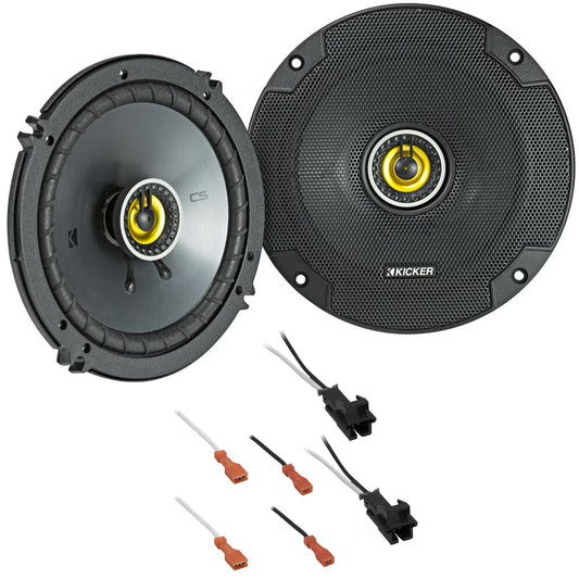 Kicker Front Door Factory Speaker Replacement Package for Select 1993-2002 Chevrolet Camaro