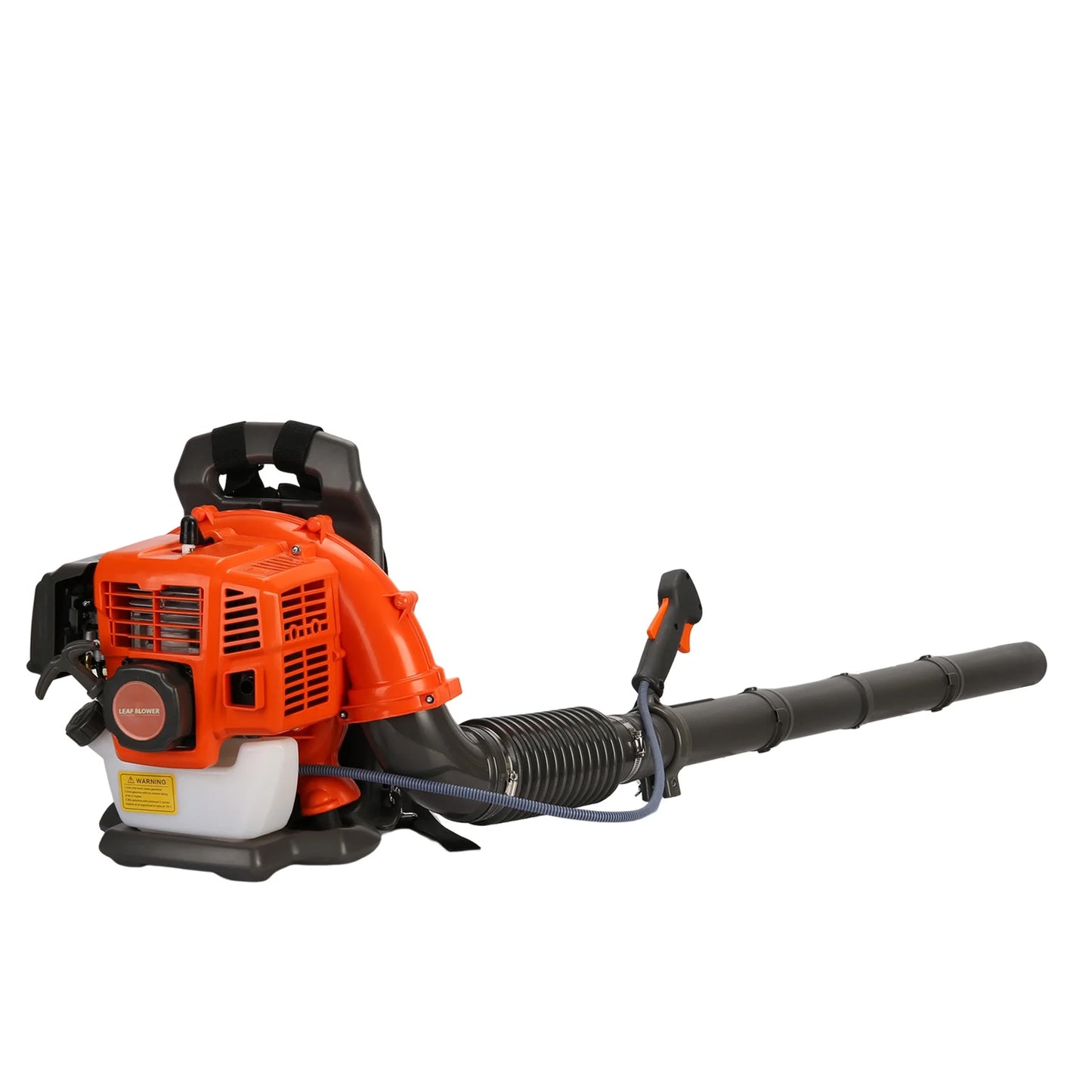 Birinta 1 Set Leaf Blower Backpack Style 52CC Two-stroke 1.25 KW Adjustable Tube Gas Powered Dust Blower Supplies for Garden Patio Cleaning, Lawn Care, Blowing Leaves and Dust