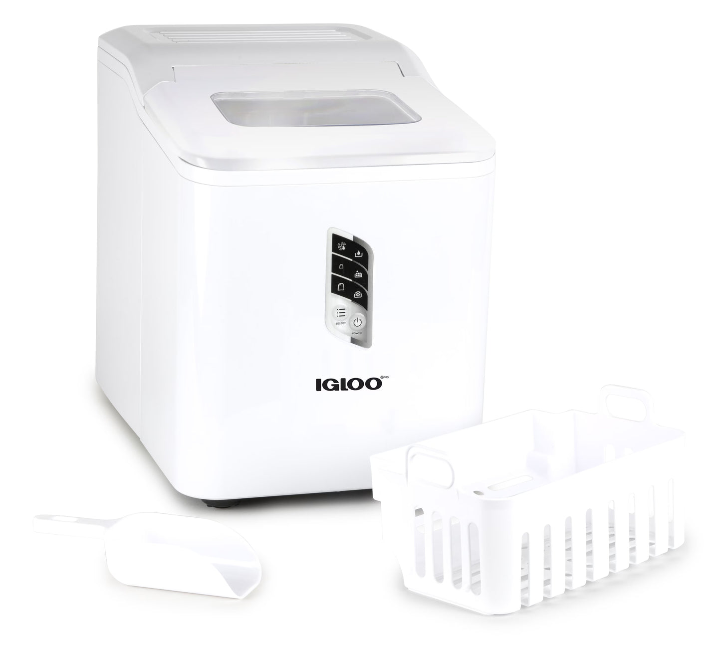 Igloo Automatic Ice Machine Self Cleaning Countertop Ice Maker for Water Bottle & Drinks, Aqua