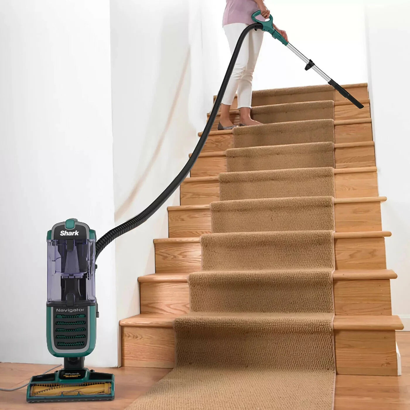 Restored Shark Navigator Swivel Pro Pet Upright Vacuum with Self-Cleaning Brush roll, ZU51 (Refurbished)
