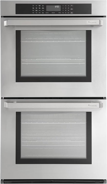 Rangaire RWOD301GS 30" Glass Touch Double Wall Oven - Stainless Steel, Electric Oven, True Convection, Self Cleaning, Easy Reach Racks