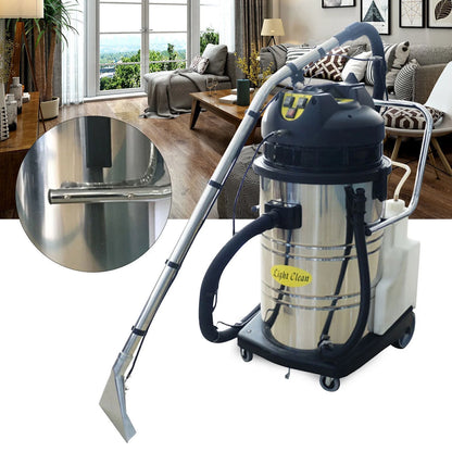 60L Commercial Carpet Cleaner Extractor 3 in 1 Cleaning Machine Vacuum Cleaner