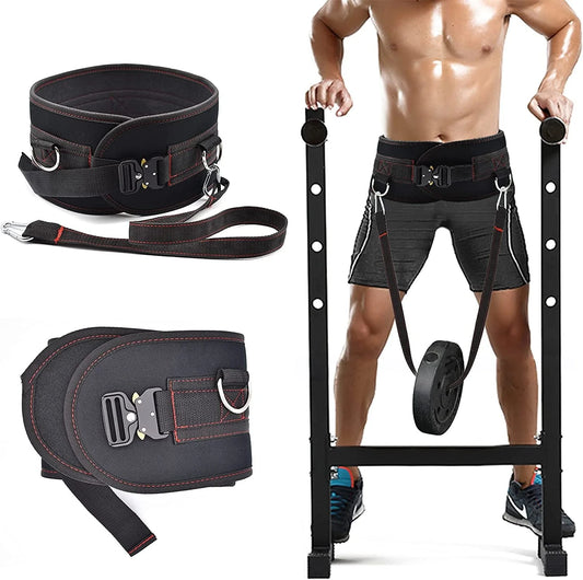 XonyiCos Fitness Dip Belt for Men and Women, Adjustable Size Weight Belt for Weightlifting, Pull Ups, Power Strength Cross Training, Bodybuilding Workouts Dumbbell Belt