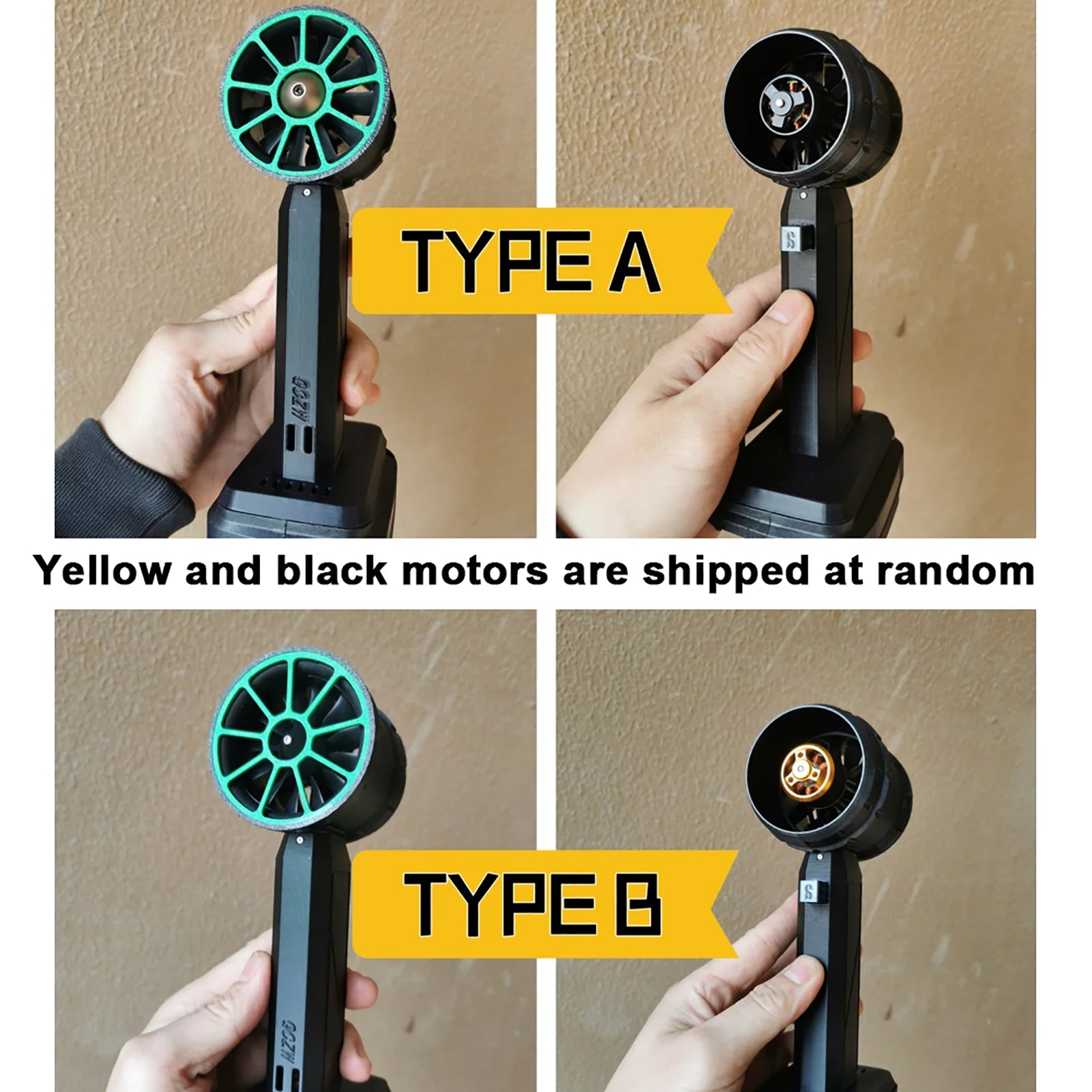Turbofan Handheld Ducted Turbofan 50mm Brushless Motor Jet Fan 800-1000g Thrust Car Washer High Power Dust Blower Keyboard Cleaning Tool Compatible With //