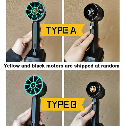 Turbofan Handheld Ducted Turbofan 50mm Brushless Motor Jet Fan 800-1000g Thrust Car Washer High Power Dust Blower Keyboard Cleaning Tool Compatible With //