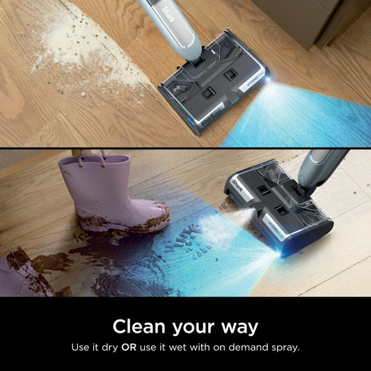 Open Box Shark?? HydroDuo with Dirt-Reveal Technology, Cordless, Hard Floor Cleaning System, Wet & Dry Debris Pickup, Mop & Scrubs All at Once, Hardwood, Tile, Laminate Floors, WW200