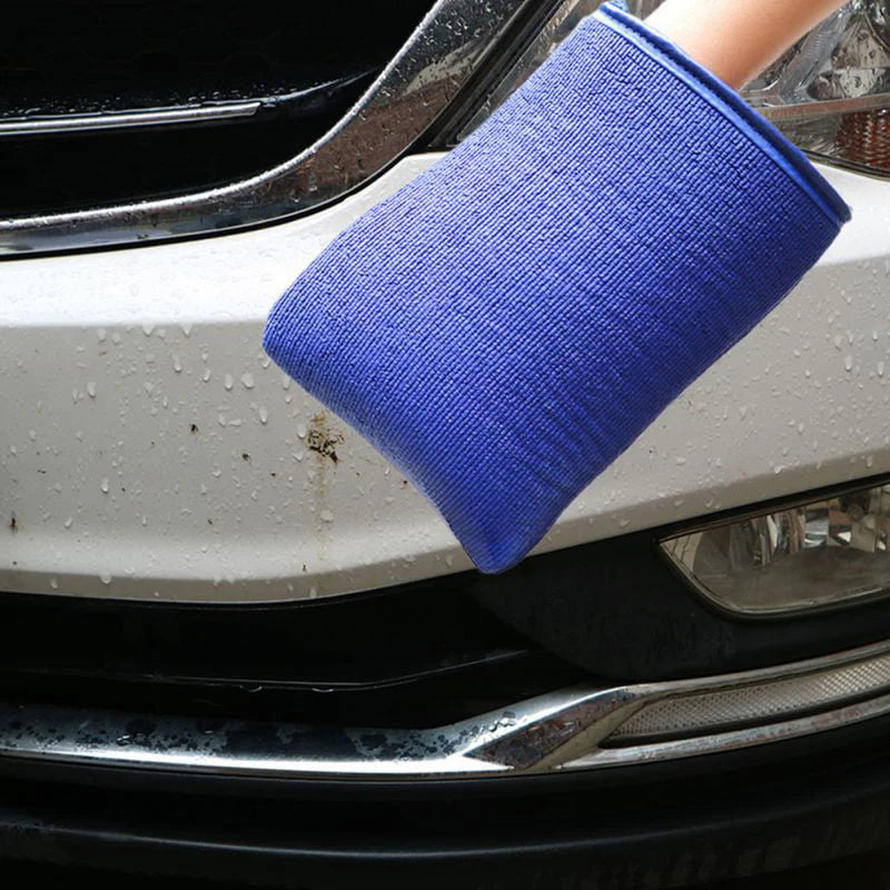 Car Wash Magic Clay Bar Mitt Car Clay Cloth- Auto Care Cleaning Towel Microfiber Sponge Pad Clay Cloth Detailing