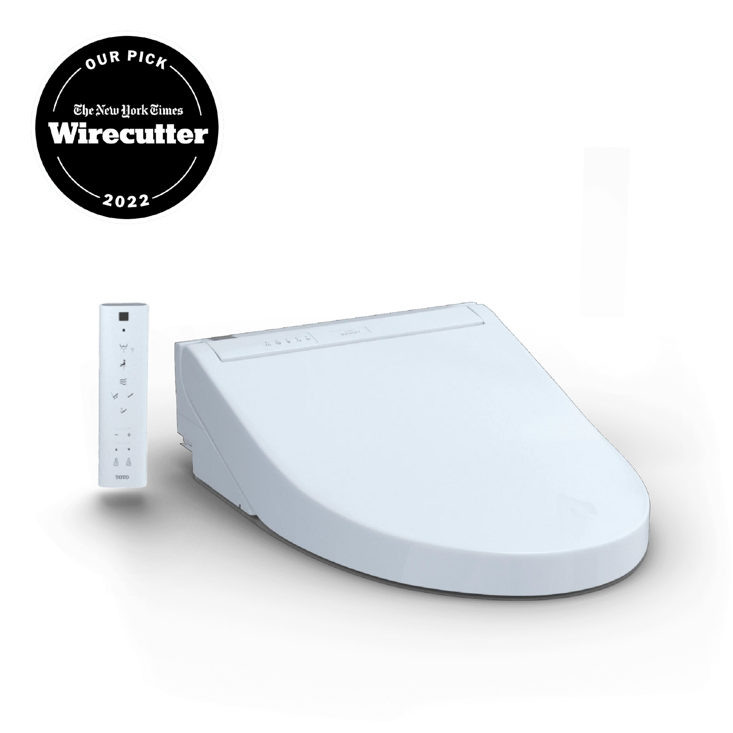 TOTO? WASHLET? C5 Electronic Bidet Toilet Seat with PREMIST and EWATER+ Wand Cleaning, Elongated, Cotton White - SW3084#01