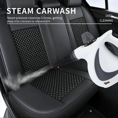 Saker Sakerplus Handheld Steam Cleaner High Pressure Steamer Multi-surface Cleaning for Kitchen, Auto Steam Cleaner for Car Detailing Best Steamer for Auto Detailing (Red)
