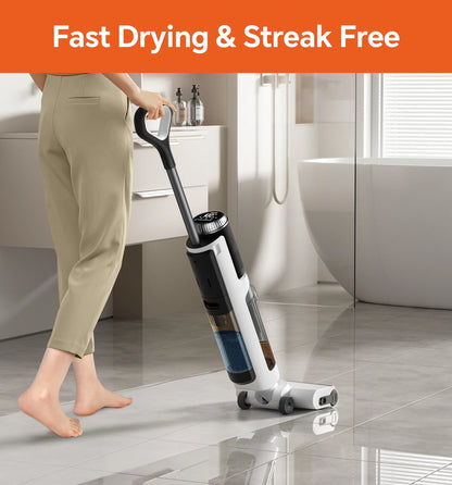 IMAGIC M3 Cordless Vacuum Mop with Self-Cleaning & Hot Air Drying for Hard Floors, Edge Cleaning, 5-in-1 Lightweight