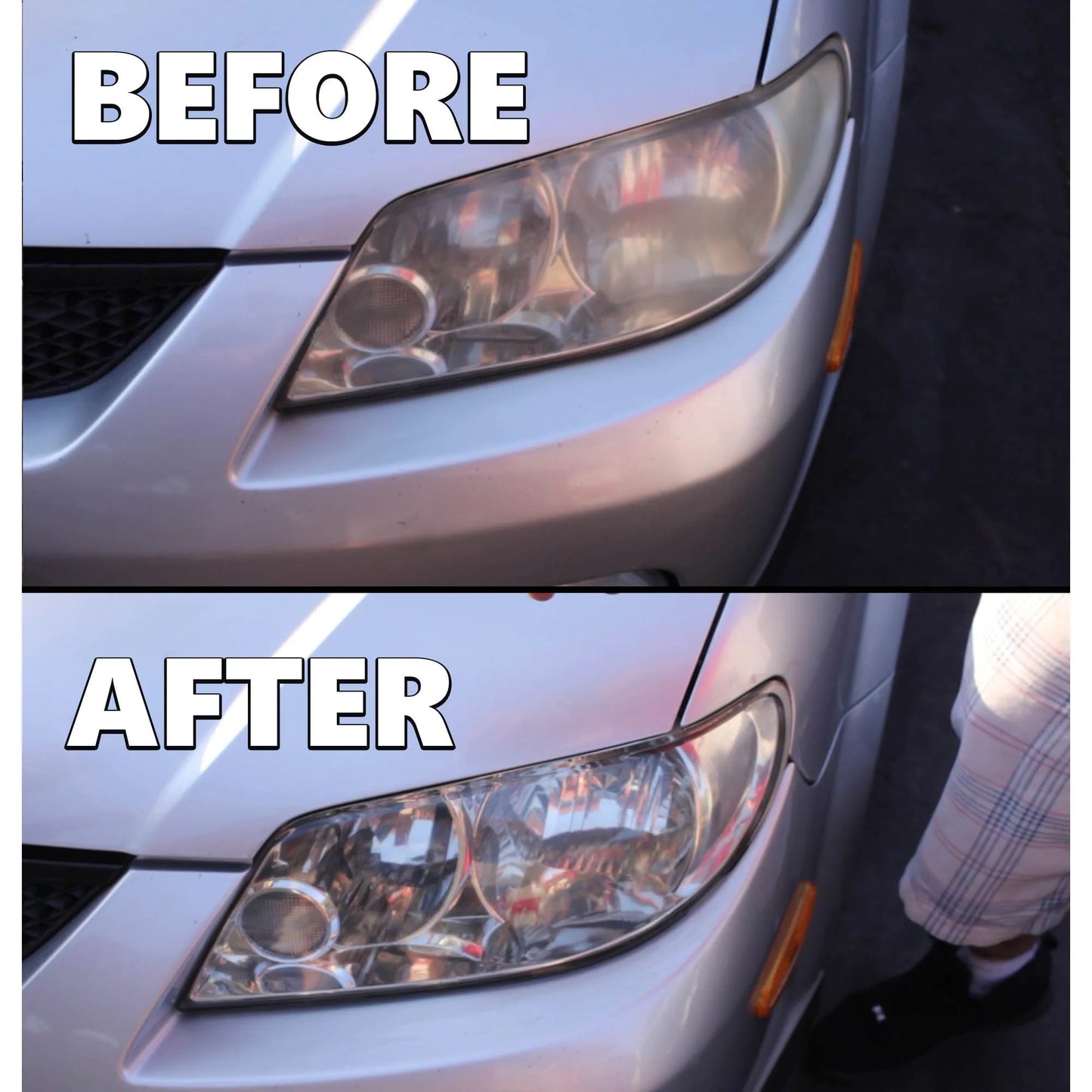 CLT Headlight Restoration Kit, Headlight Lens Cleaning Wipes