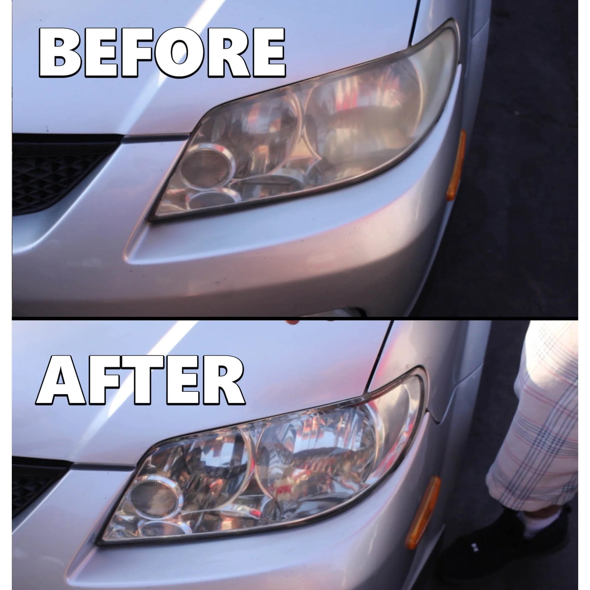 CLT Headlight Restoration Kit, Headlight Lens Cleaning Wipes