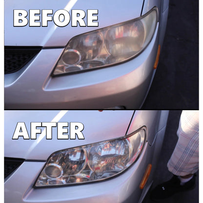 CLT Headlight Restoration Kit, Headlight Lens Cleaning Wipes