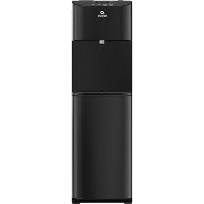 Avalon Electronic Bottom Loading Water Cooler Water Dispenser - 3 Temperatures, Hot, Cool & Cold, Digital Clock with Temperature Control, Durable Stainless Steel Cabinet, Self Cleaning, Black
