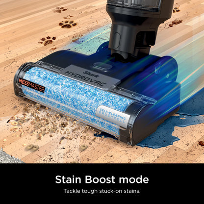 Shark HydroVac MessMaster 3-in-1 Vacuum Cordless Mop w/ Self-Cleaning, Stain Boost 12oz Formula, WD260