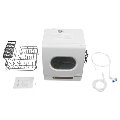 1200W mini Portable Countertop Dishwasher 360�� Rotating Deep Cleaning Dishwasher